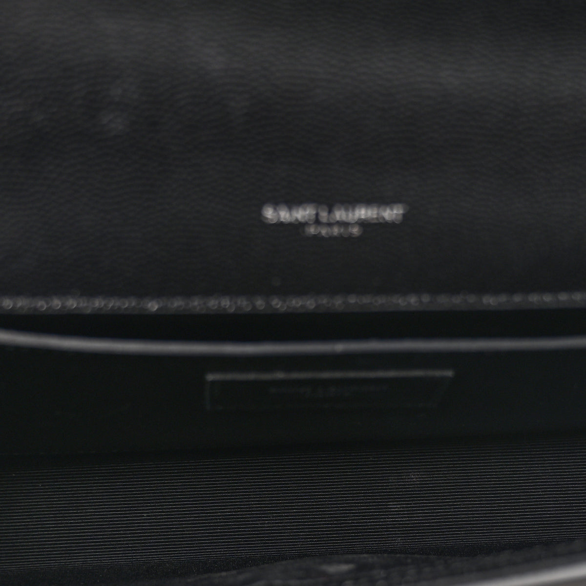 Grain De Poudre Monogram Cassandre Clutch Black