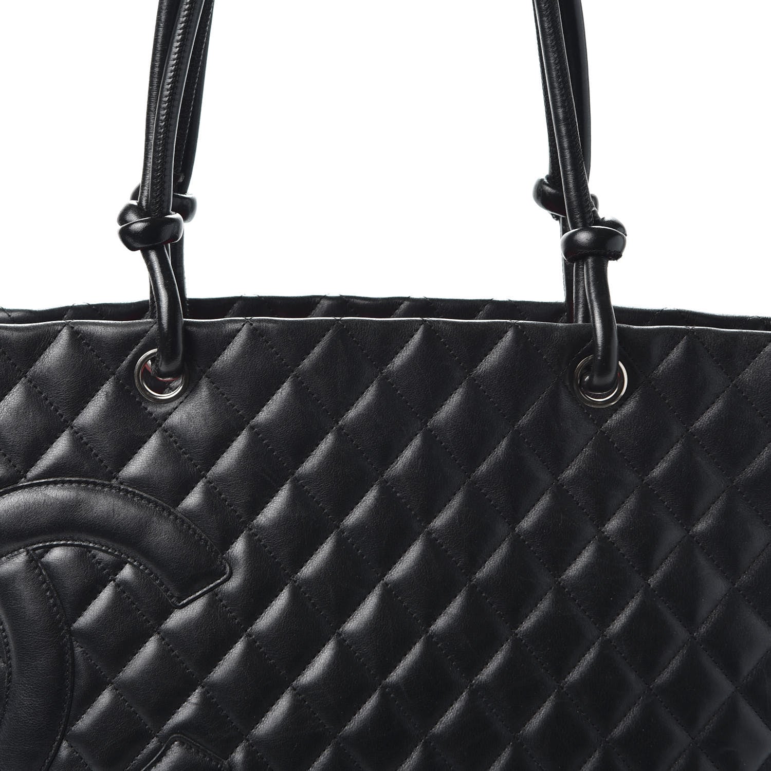 Chanel Calfskin Quilted Large Cambon Tote Black 10 of 10