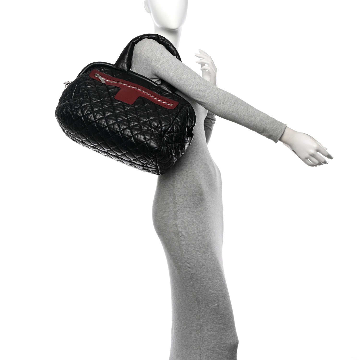 Chanel Lambskin Coco Cocoon Bowler Black 2 of 11