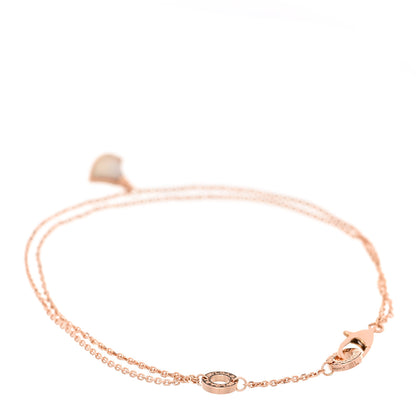 Bulgari 18K Rose Gold Mother of Pearl Divas' Dream Bracelet ML 2 of 5