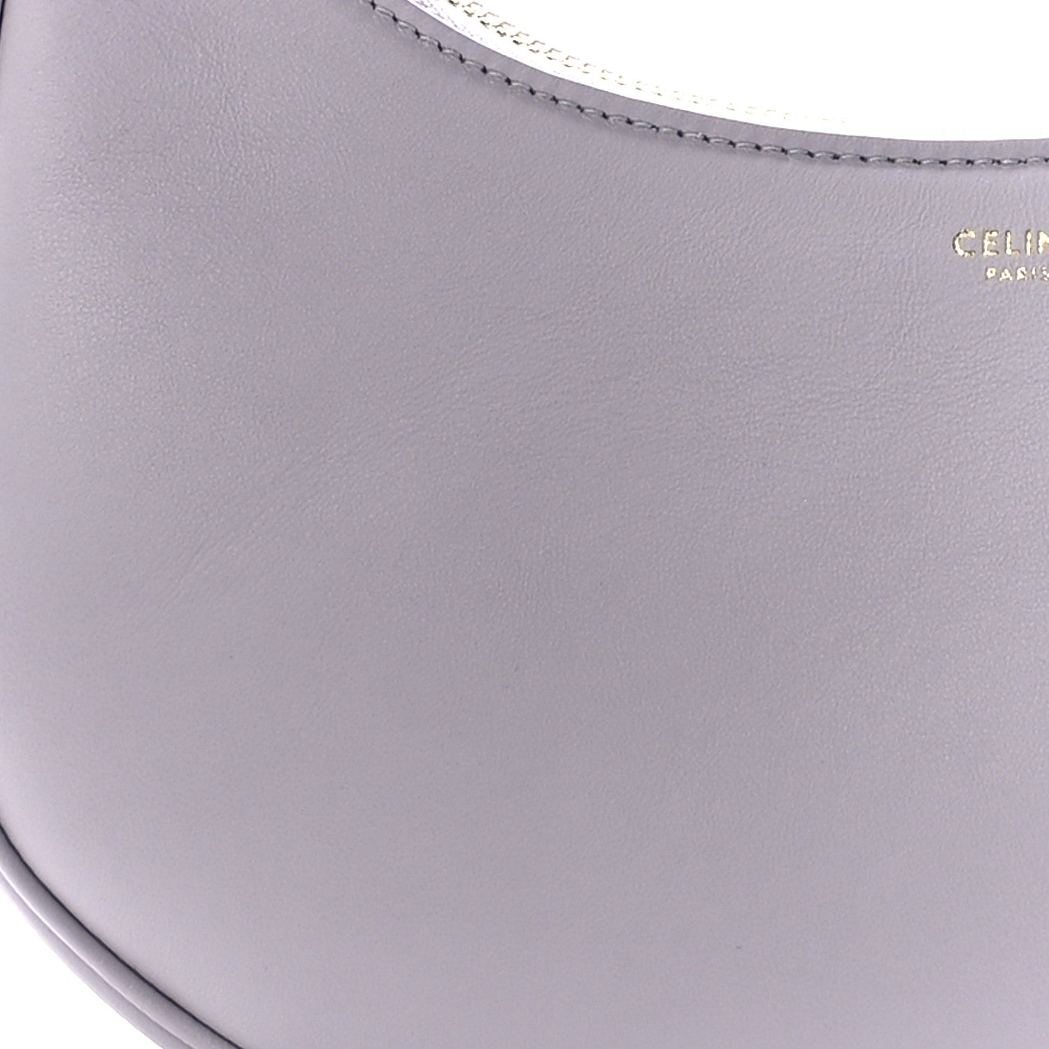 Celine Smooth Calfskin Ava Shoulder Bag Lavender Grey 7 of 10
