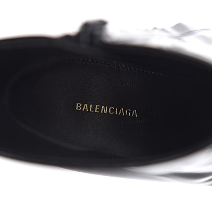 Balenciaga Patent BB Pointy Toe Ankle Booties 36.5 Black 7 of 11
