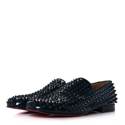 Christian Louboutin Mens Calfskin Dandelion Spikes Flat Loafers 41 Turquin 3 of 7