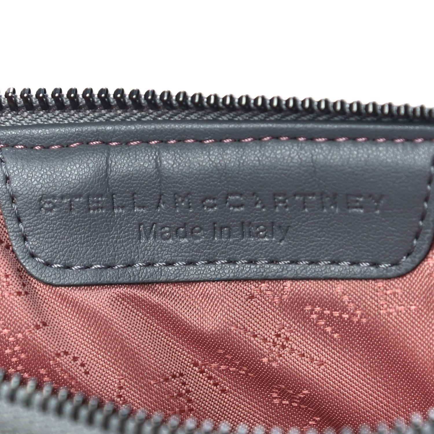 Stella McCartney Shaggy Deer Quilted Falabella Wristlet Grey 6 of 13