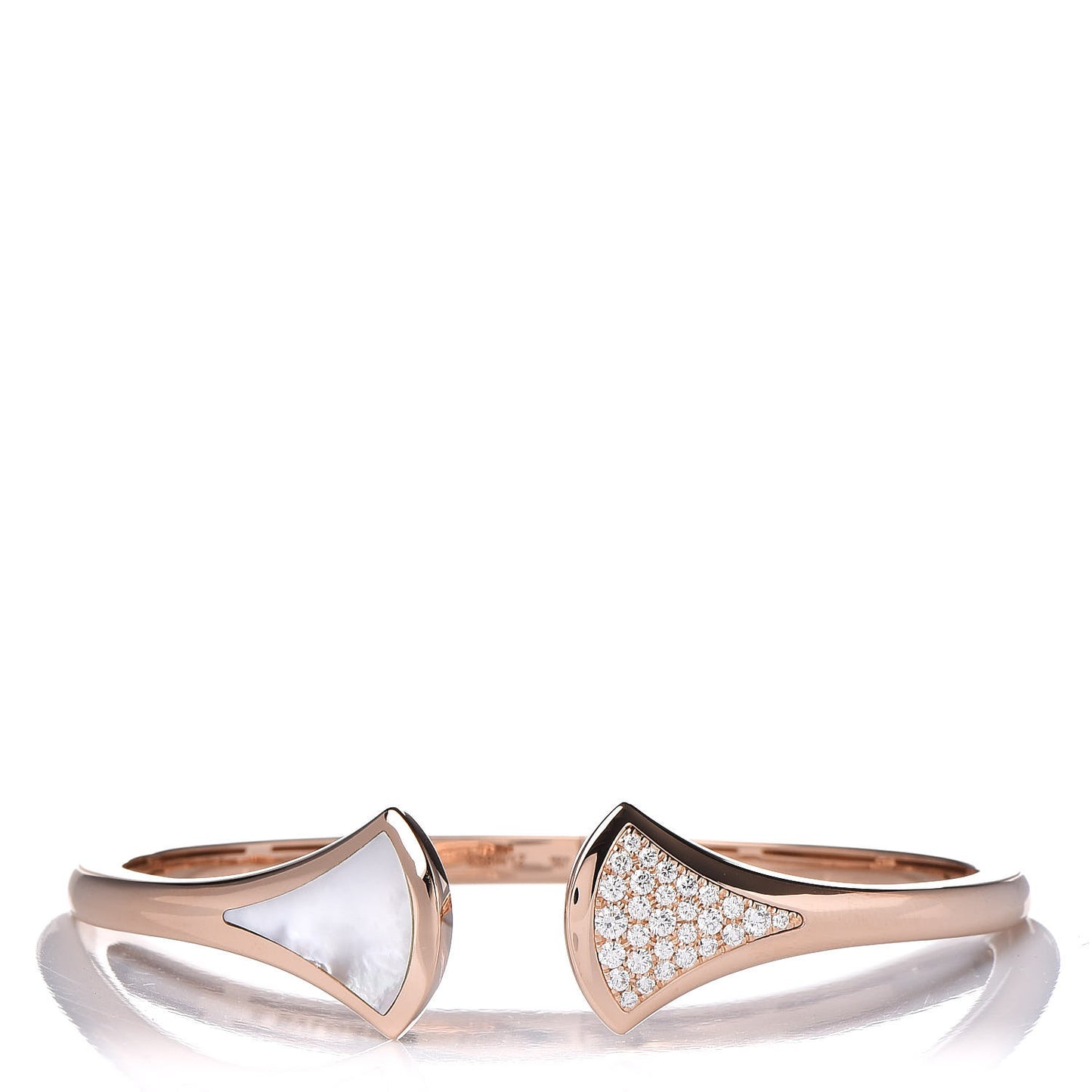 18K Rose Gold Diamond Mother of Pearl Divas Dream Bracelet