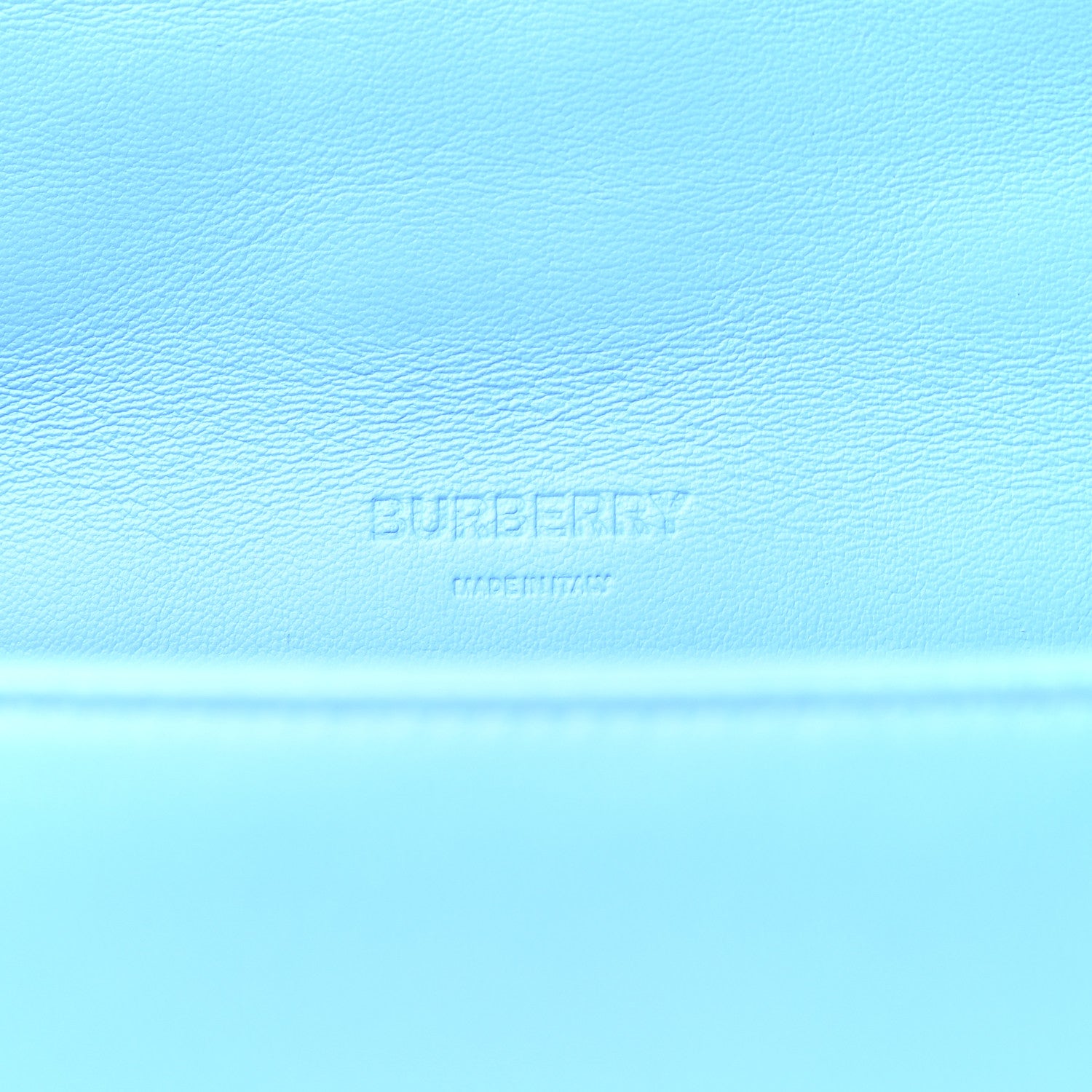 Burberry Lambskin Quilted Small Lola Bag Blue 5 of 10