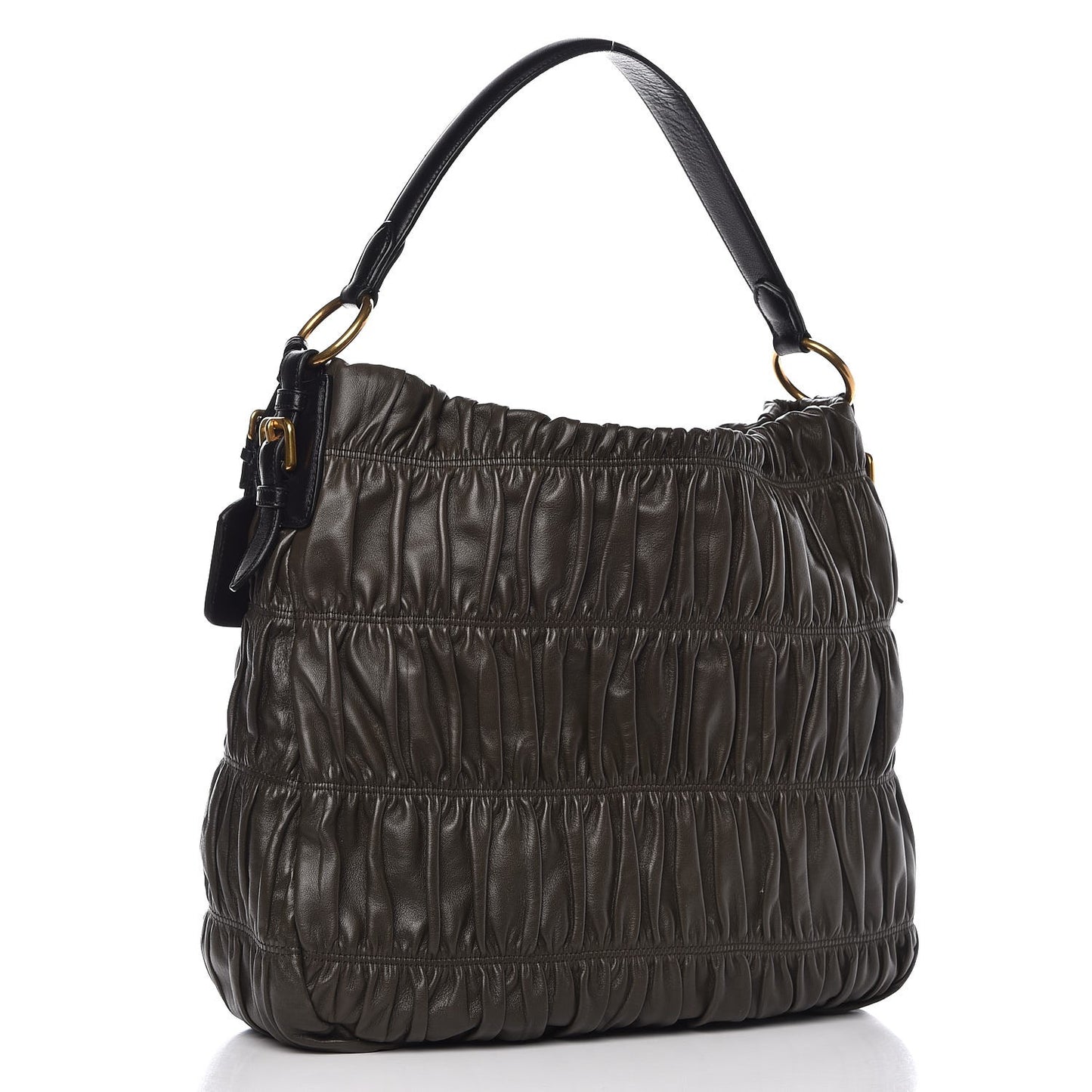 Nappa Gaufre Hobo Militare Black