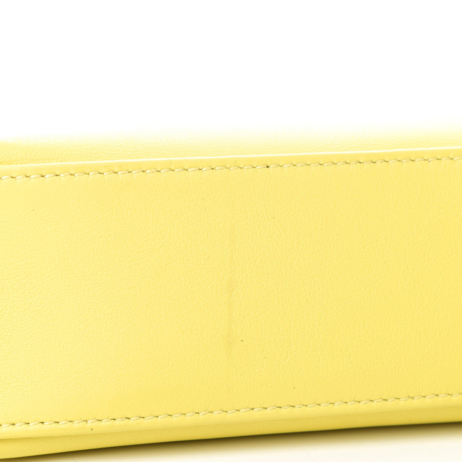 Hermes Swift Kelly Pochette Clutch Lime 7 of 7