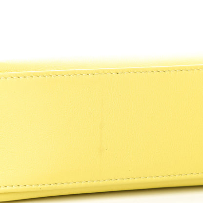 Hermes Swift Kelly Pochette Clutch Lime 7 of 7