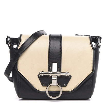 Givenchy Lambskin Obsedia Shoulder Bag Beige Black 1 of 17