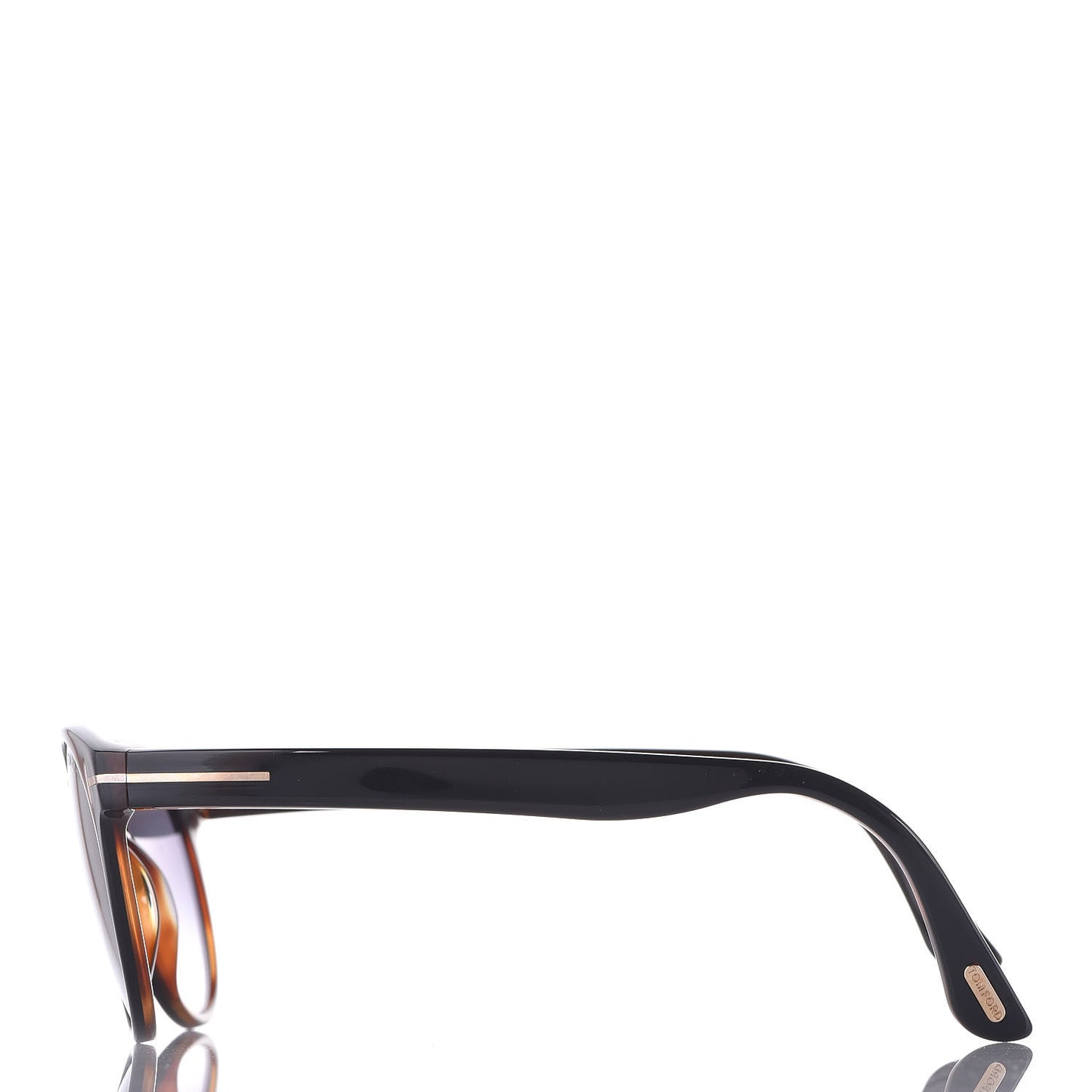 Palmer Round Sunglasses TF522 Tortoise Black