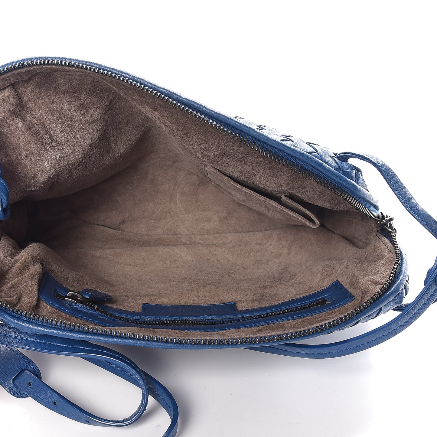 Nappa Intrecciato Pillow Crossbody Messenger Bleuette