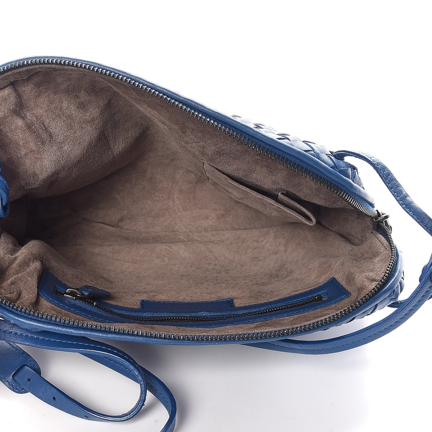 Bottega Veneta Nappa Intrecciato Pillow Crossbody Messenger Bleuette 5 of 13