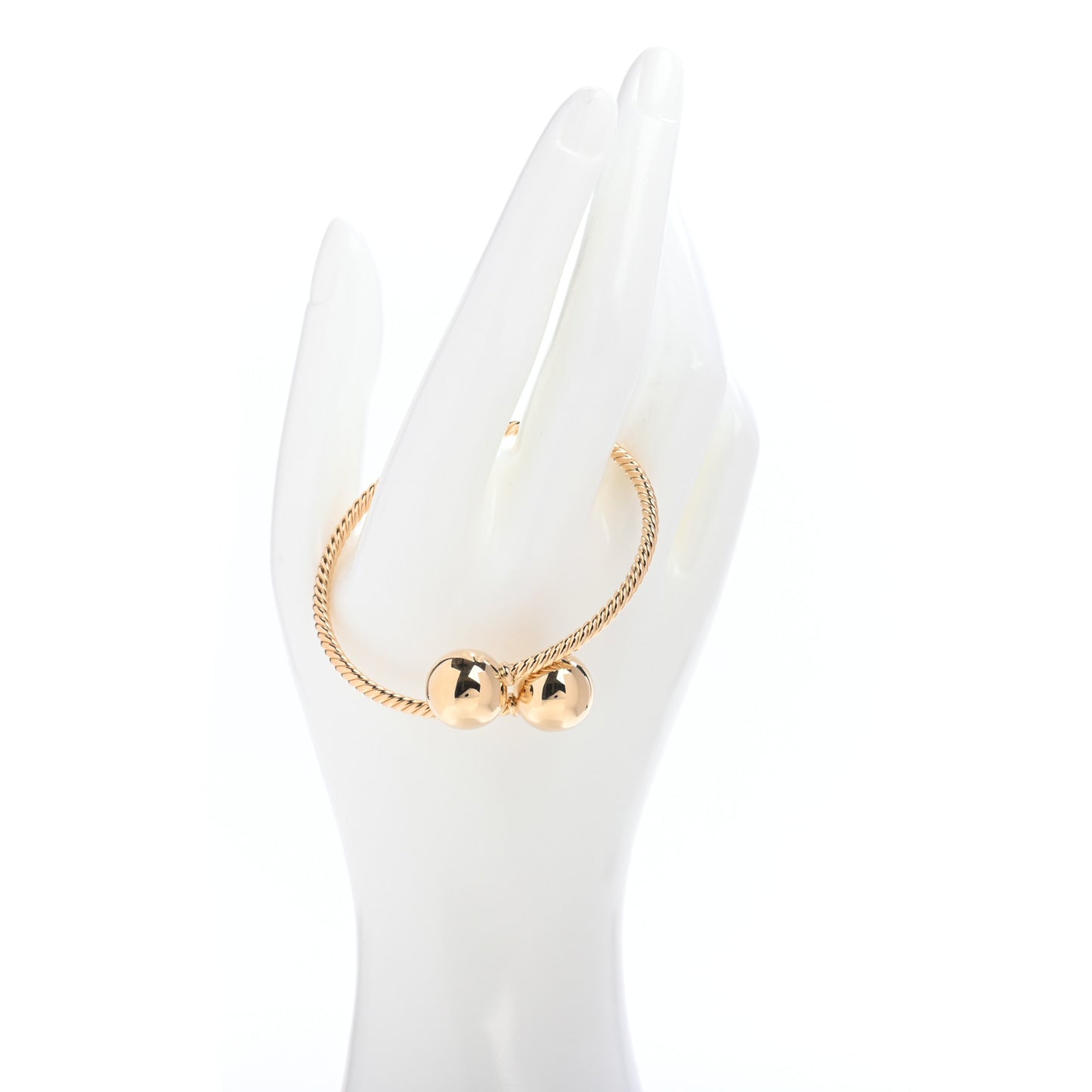 18K Yellow Gold 14mm Solari Bypass Bracelet