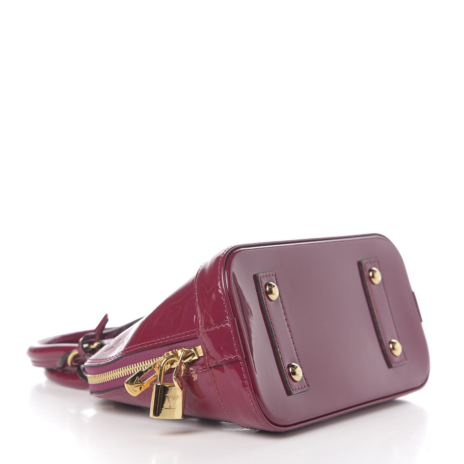 Louis Vuitton Vernis Alma BB Magenta 3 of 10