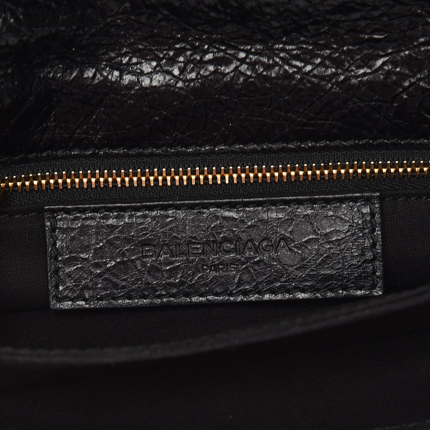 Agneau Giant 12 Gold Hardware Mini Envelope Strap Clutch Black
