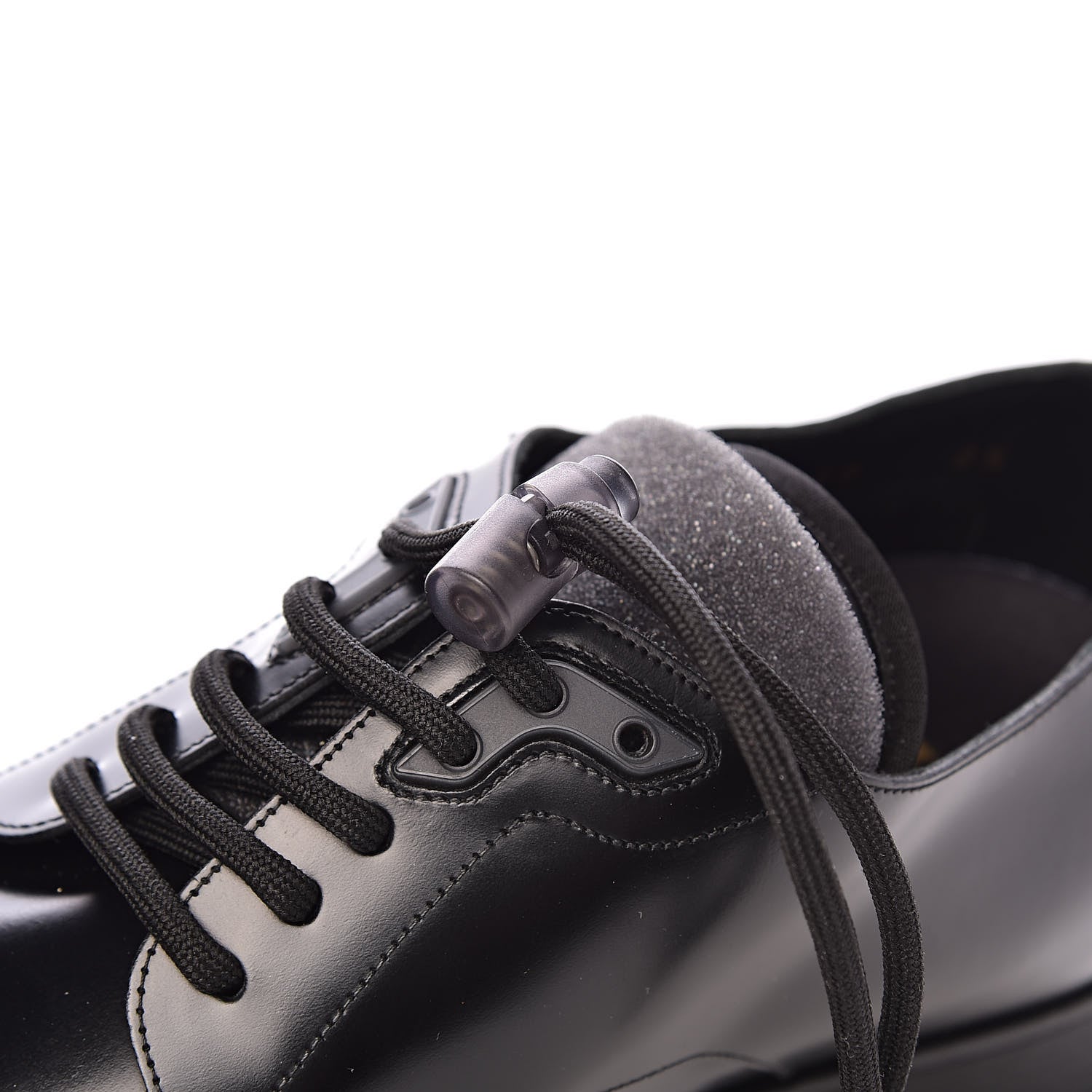 Louis Vuitton Lambskin Mens Derby Shoes 6.5 Black 9 of 12