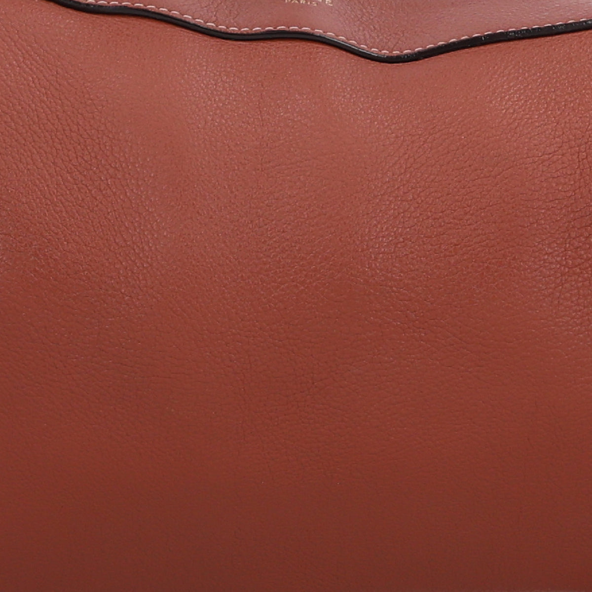 Celine Supple Calfskin Medium Romy Shoulder Bag Tan 8 of 10