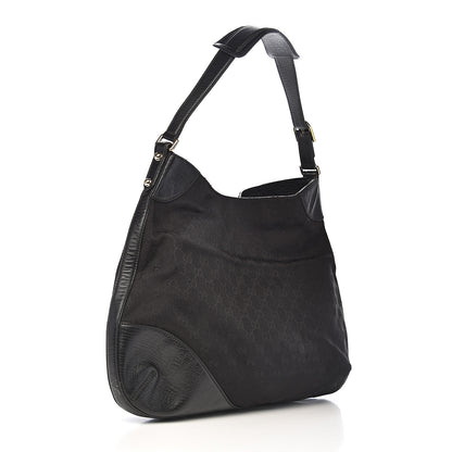 Gucci Monogram Hasler Hobo Black 3 of 14