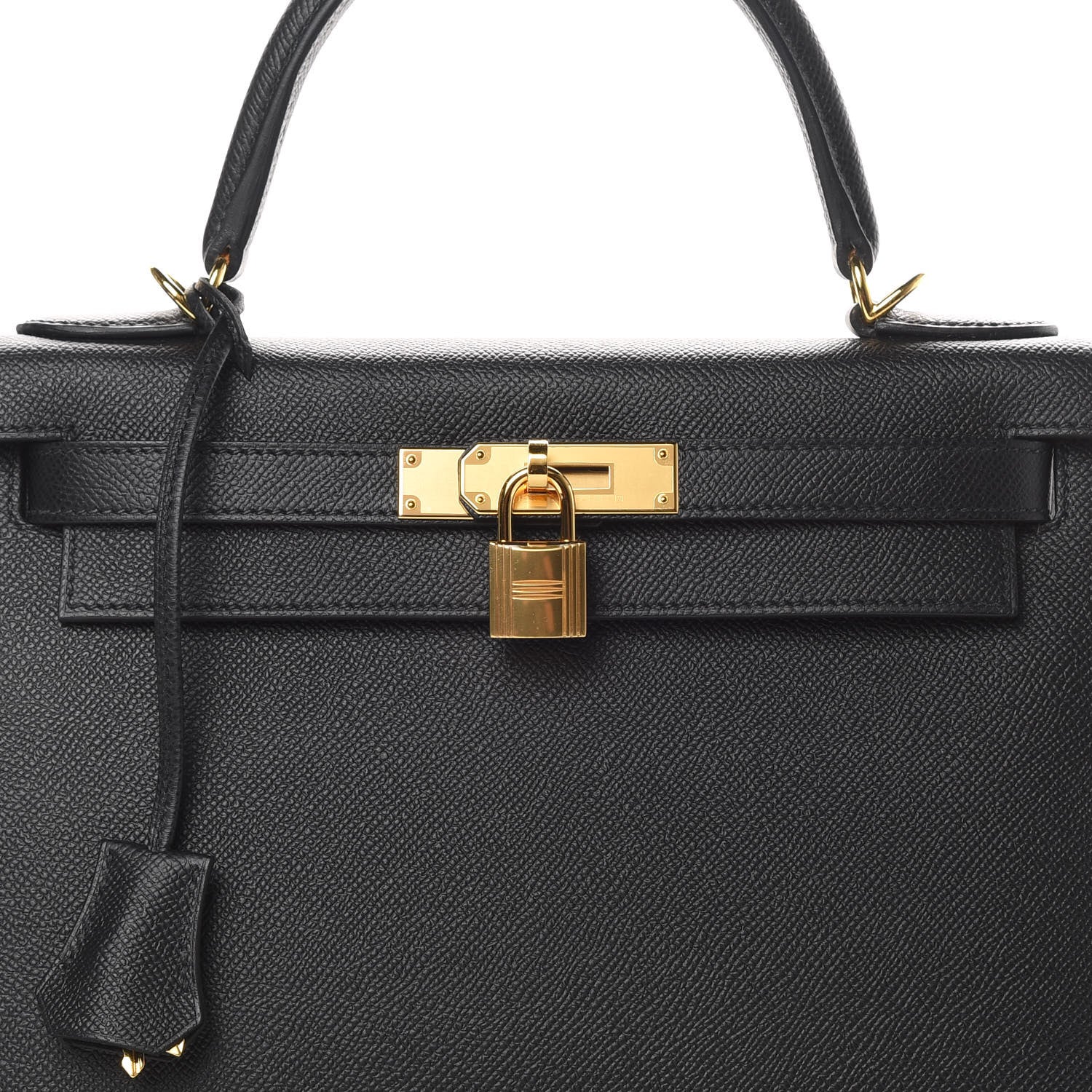 Hermes Epsom Kelly Sellier 28 Black 8 of 11