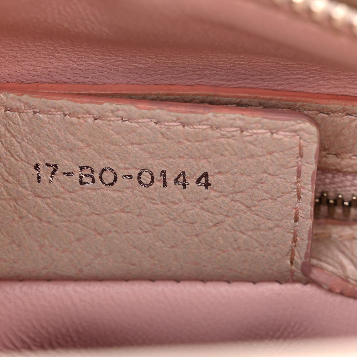 Christian Dior Deerskin Floral Printed Medium Lady Dior Pink 7 of 10