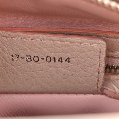 Christian Dior Deerskin Floral Printed Medium Lady Dior Pink 7 of 10