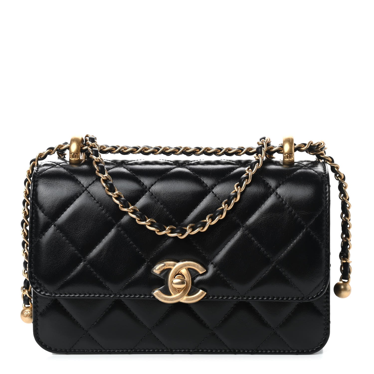Chanel Calfskin Quilted Mini Perfect Fit Flap Black 1 of 8