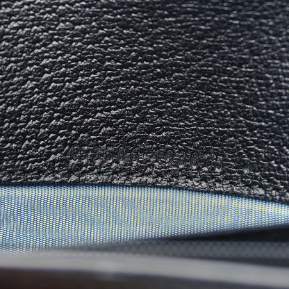 Gucci Grained Calfskin Bee Star Continental Chain Wallet Black 7 of 10