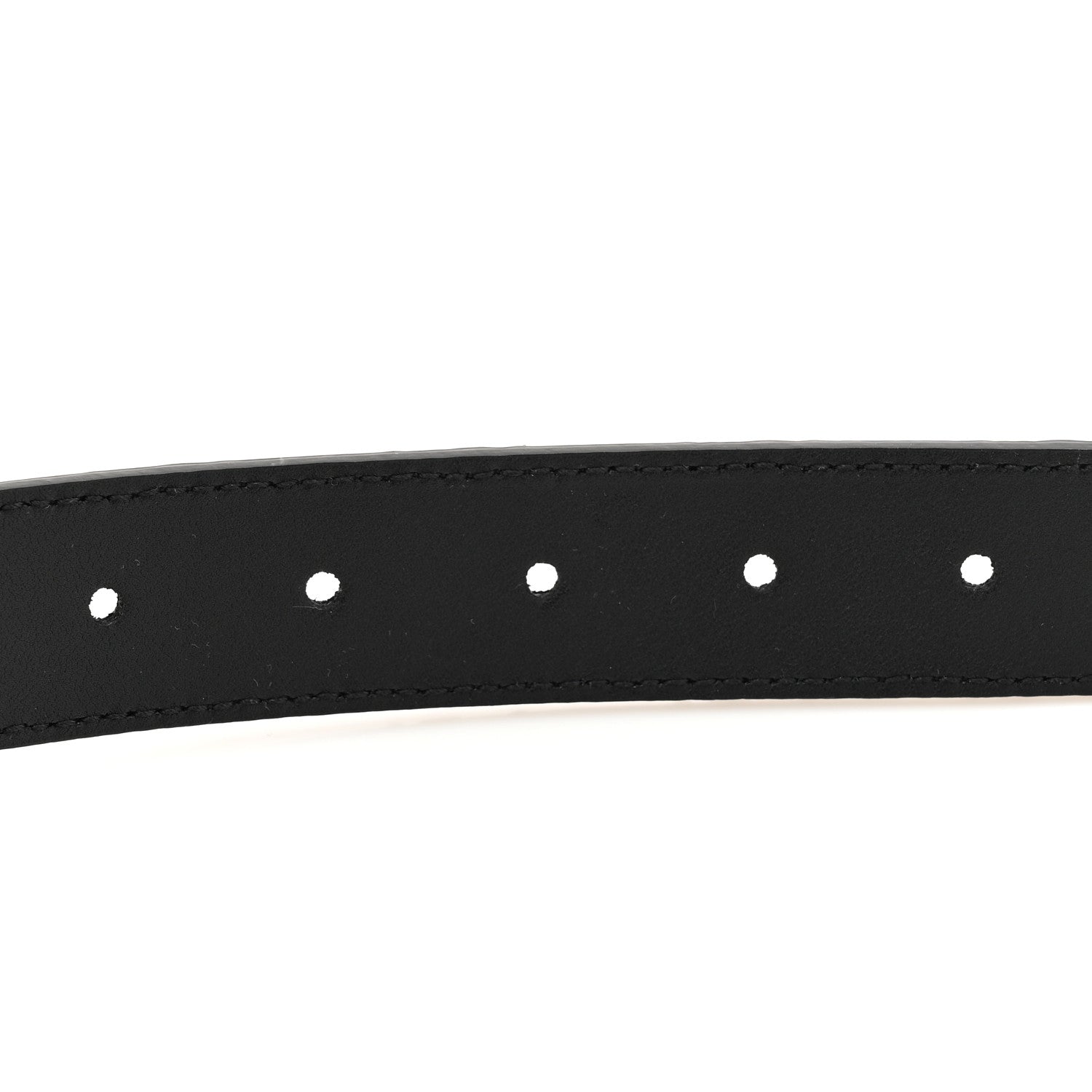 Gucci Calfskin GG Tennis Embossed Double G 40mm Belt 90 36 Black 4 of 4