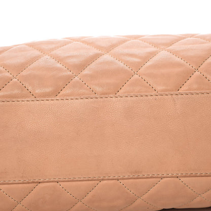 Chanel Calfskin Quilted Medium Chain Me Hobo Beige 12 of 14