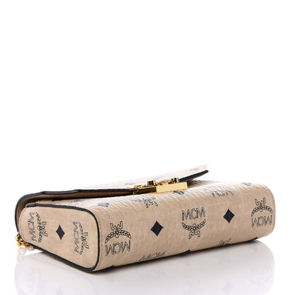 MCM Visetos Small Millie Crossbody Beige 3 of 8