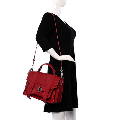 Proenza Schouler Lambskin Medium PS1 Satchel Chianti 2 of 12