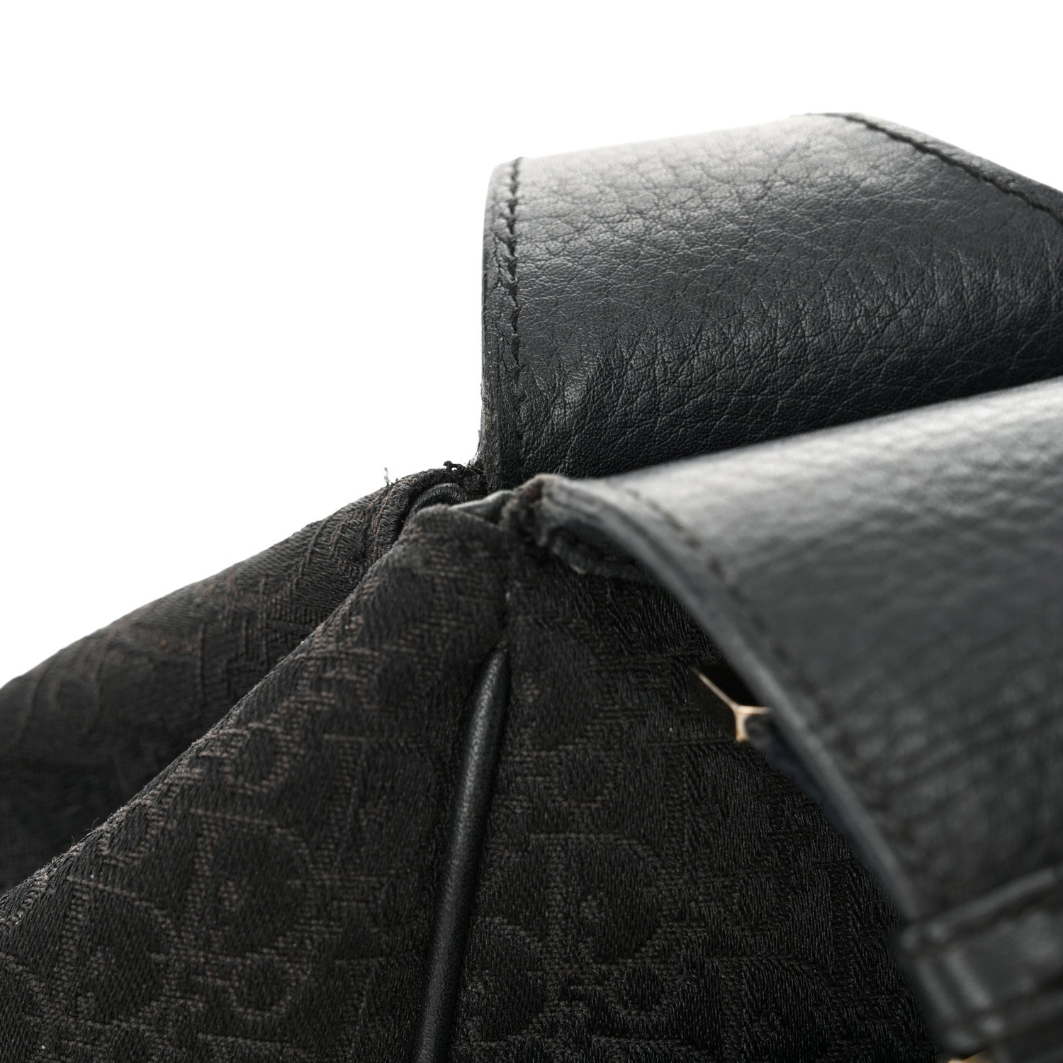Christian Dior Monogram Pocket Satchel Black 12 of 17