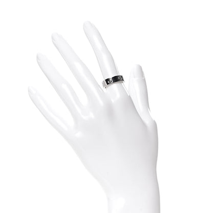 Cartier 18K White Gold 5.5mm LOVE Ring 51 5.75 2 of 4