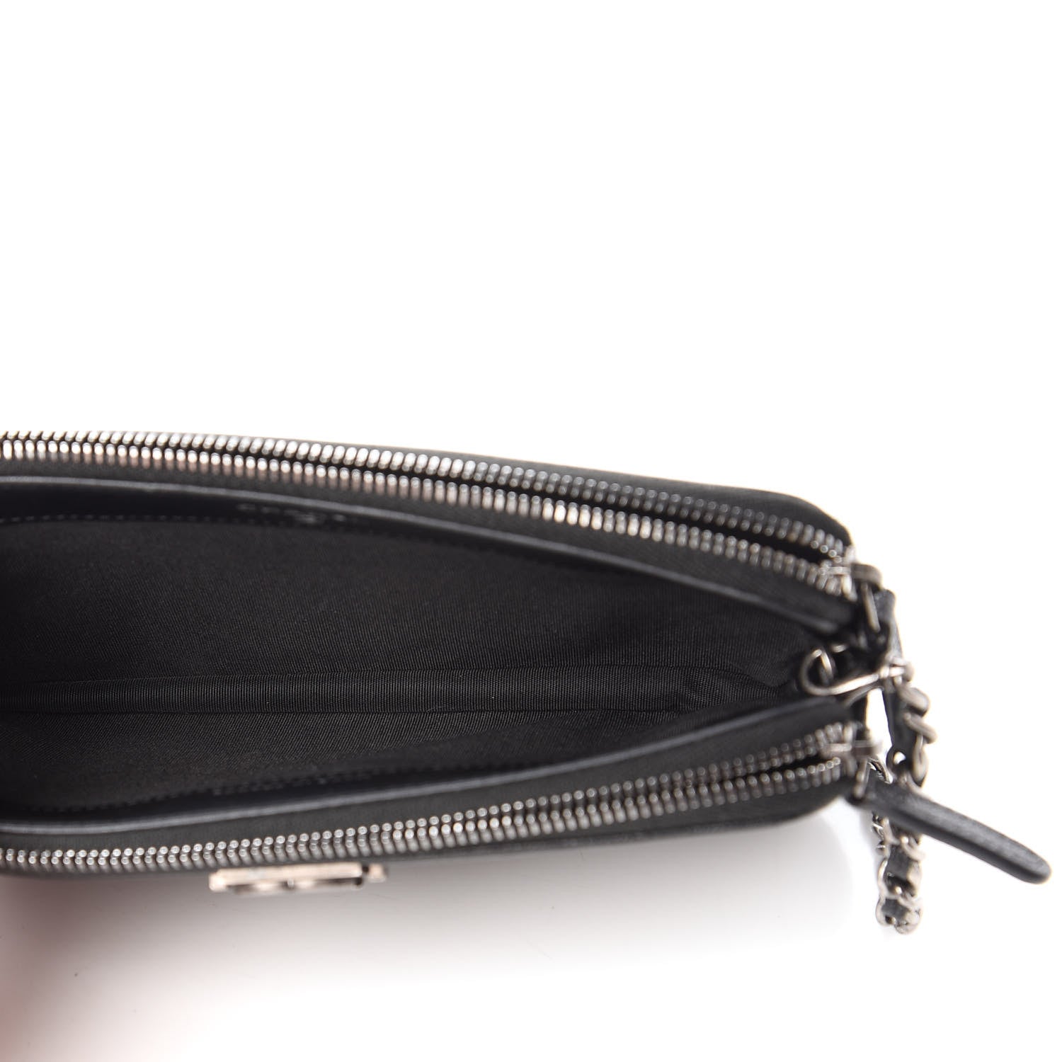 Chanel Caviar Quilted Small Boy Clutch With Chain Black 7 of 14
