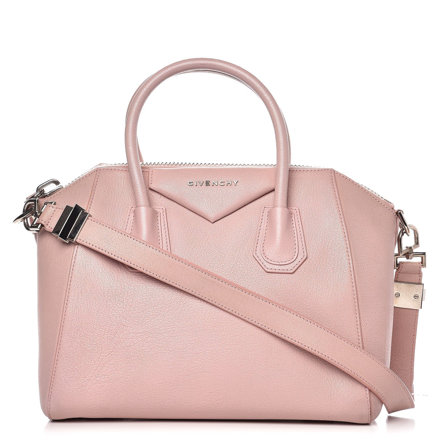 Givenchy Sugar Goatskin Small Antigona Pale Pink 1 of 10
