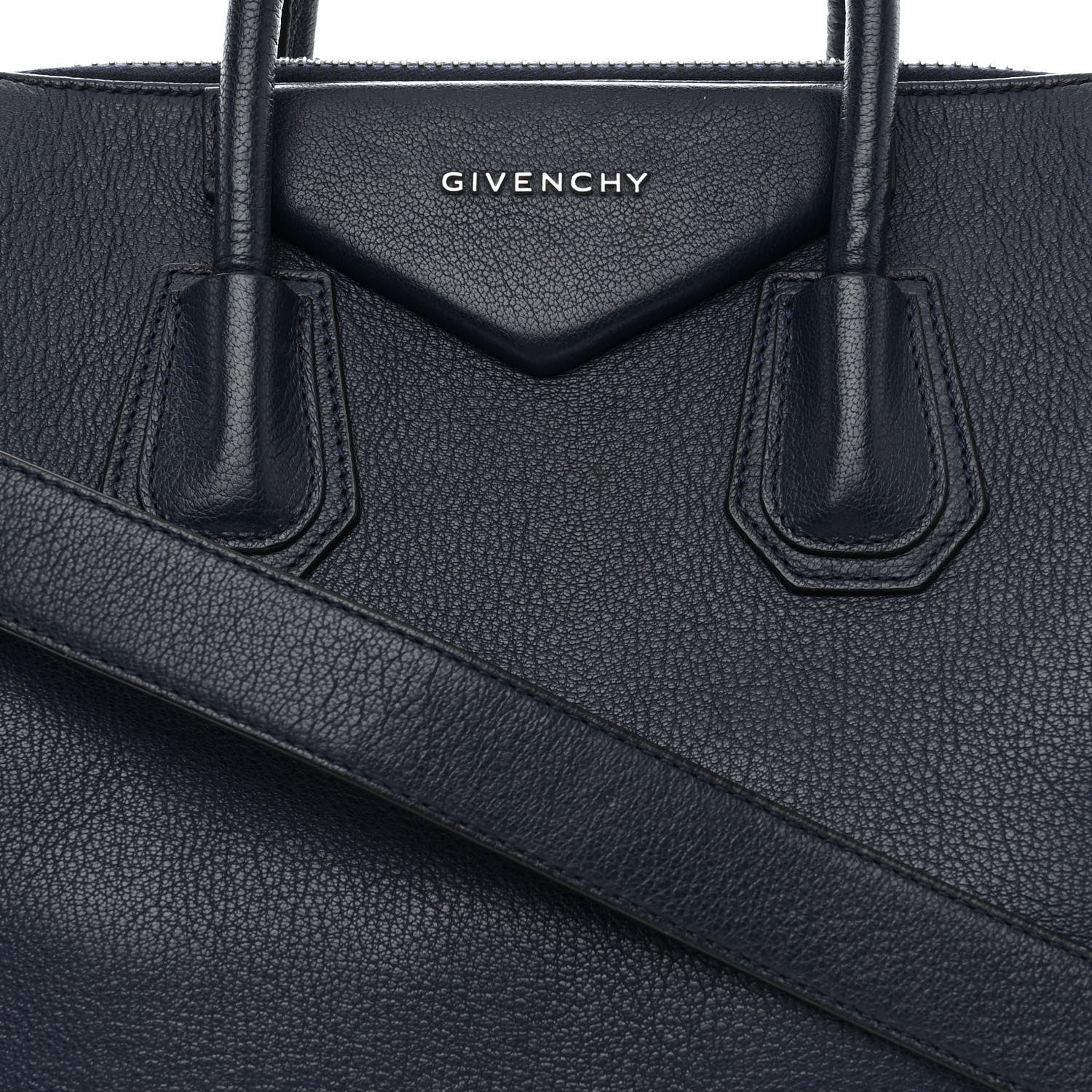 Givenchy Sugar Goatskin Medium Antigona Navy 8 of 14
