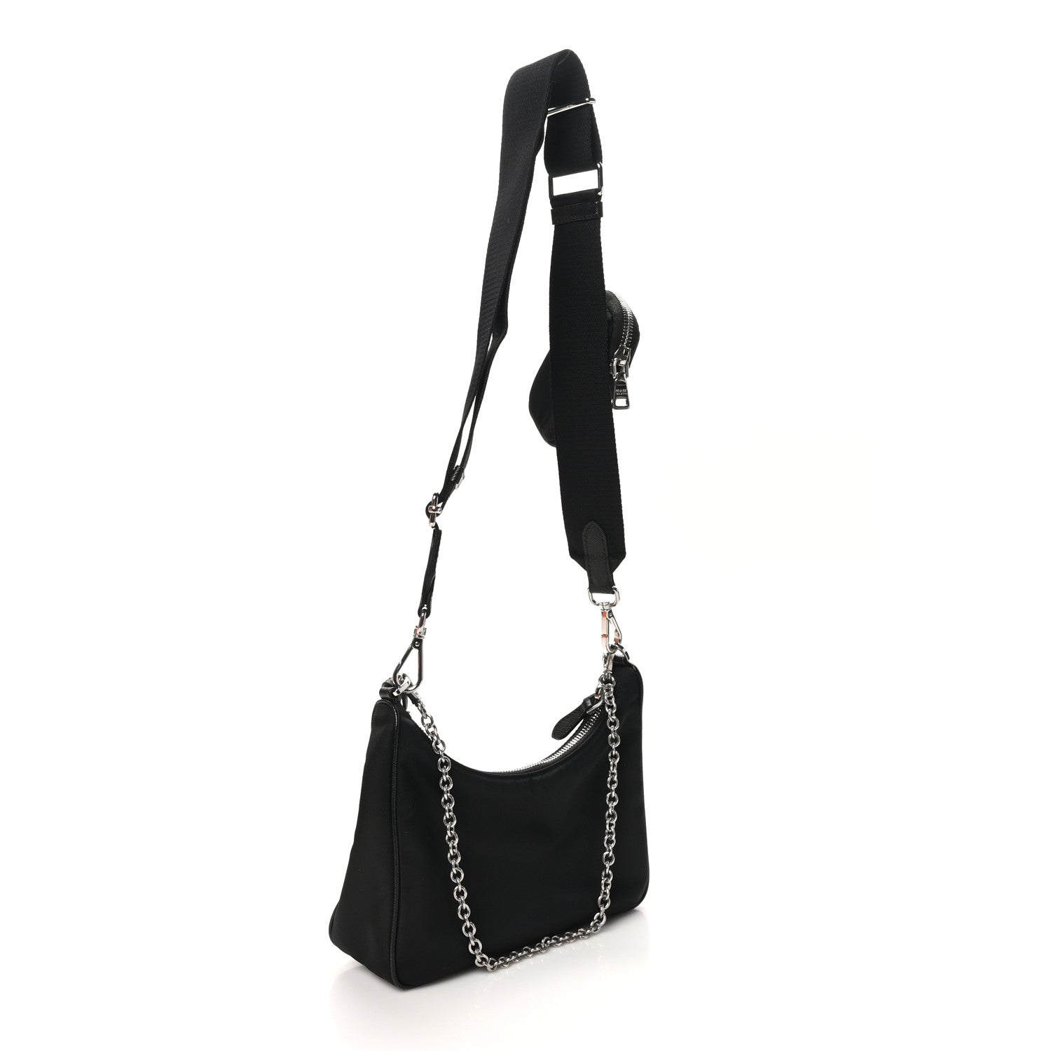 Prada Nylon Re-Edition 2005 Shoulder Bag Black 3 of 11