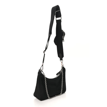 Prada Nylon Re-Edition 2005 Shoulder Bag Black 3 of 11