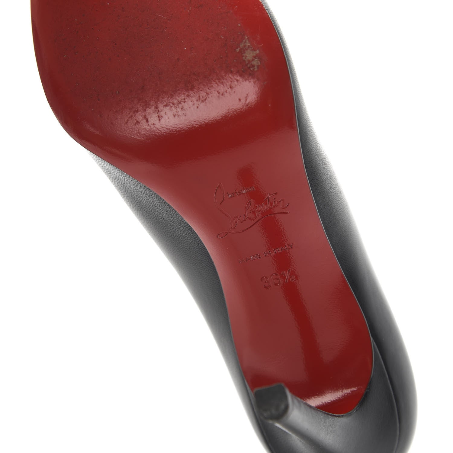 Christian Louboutin Kid Simple 100 Pumps 36.5 Black 6 of 9