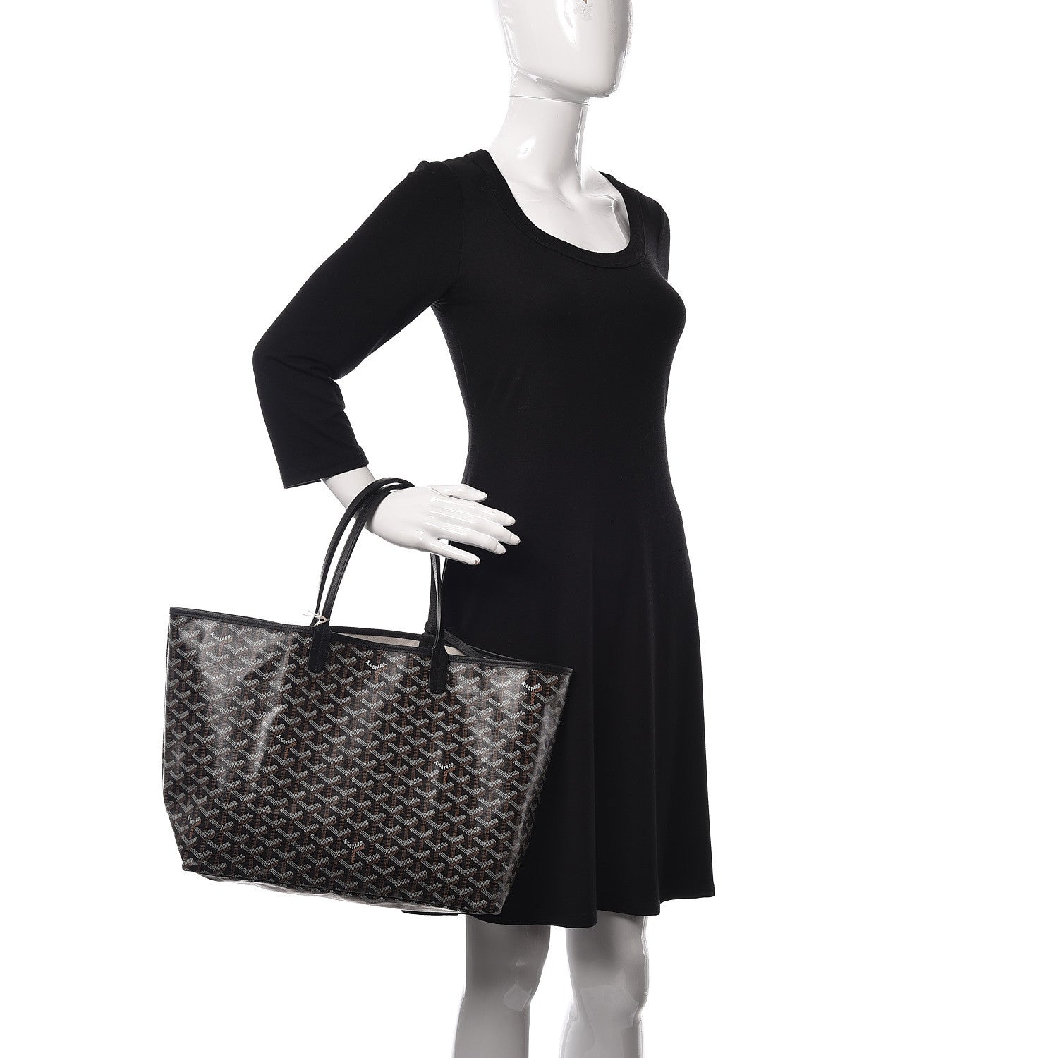 Goyard Goyardine Saint Louis PM Black 2 of 10
