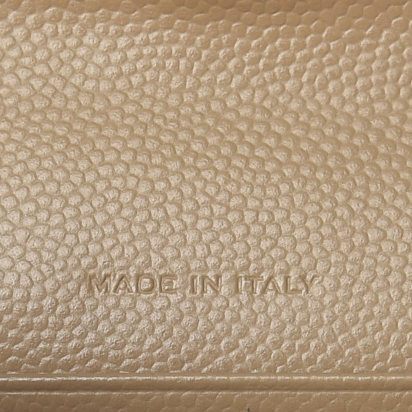 Grain De Poudre Matelasse Chevron Small Monogram Envelope Wallet Dark Beige
