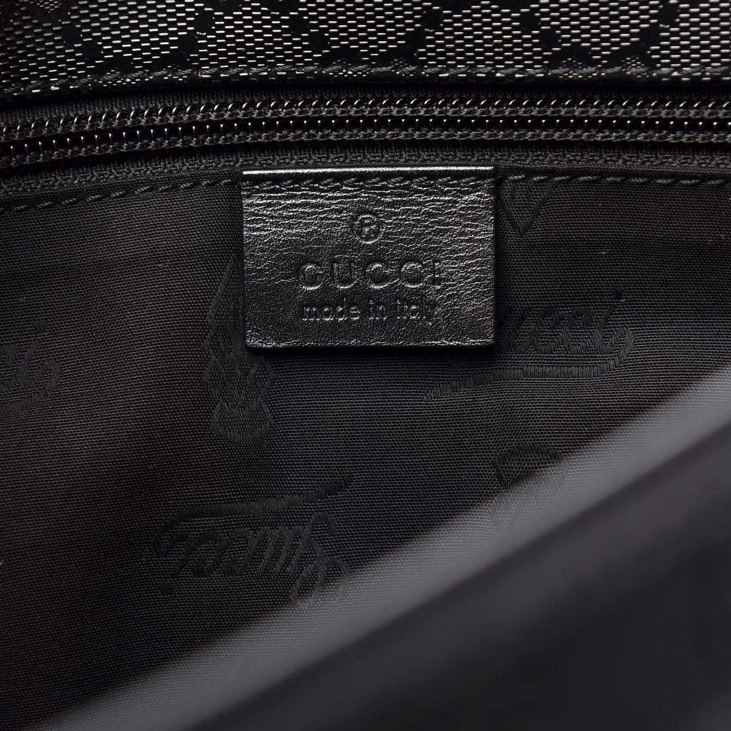 Imprime Monogram Medium Web 500 by Gucci Double Buckle Flap Messenger Bag Black