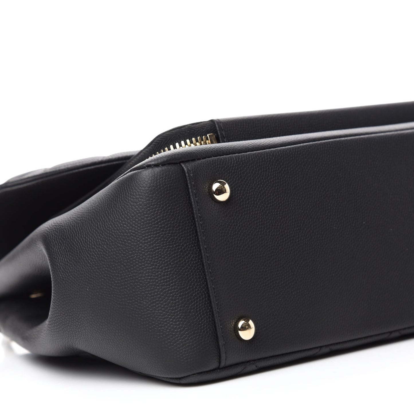 Caviar Quilted Large Business Affinity Flap Black