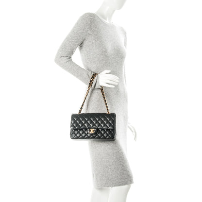 Chanel Caviar Quilted Medium Double Flap Black 2 of 8