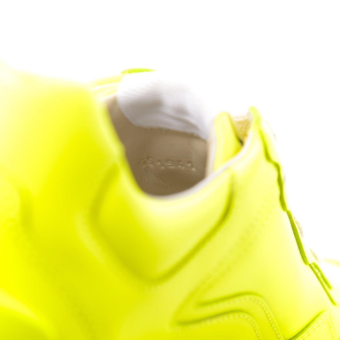 Calfskin Rhyton Sneakers 37 Fluo Yellow