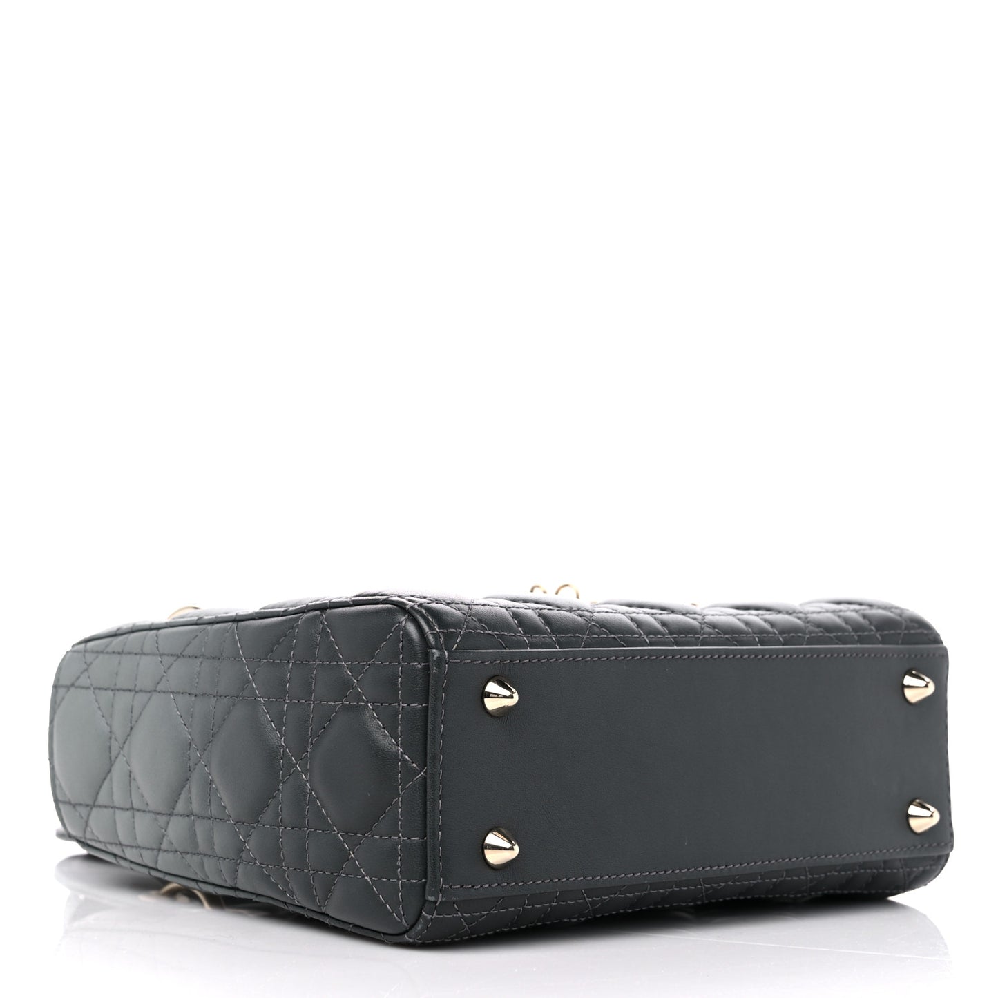 Lambskin Cannage Gradient Small My ABCDior Lady Dior Grey
