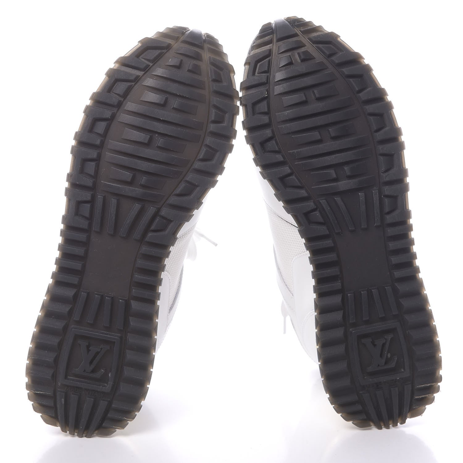 Louis Vuitton Calfskin Monogram Run Away Sneakers 36.5 White 5 of 8