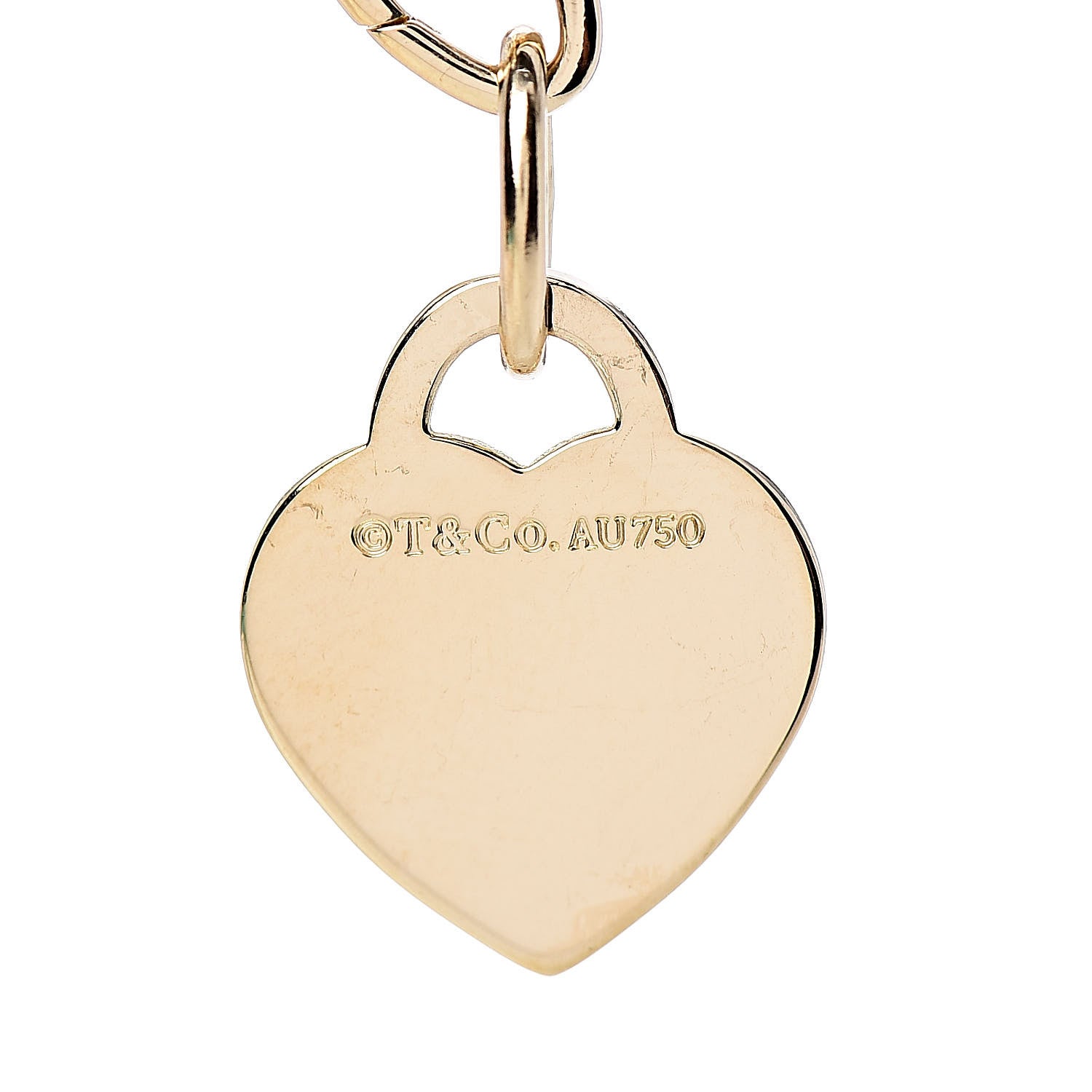 Tiffany 18K Yellow Gold Clasping Link Return to Heart Charm Bracelet 4 of 5