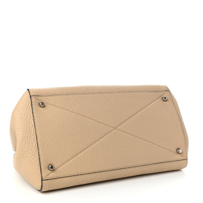 Marc Jacobs Textured Calfskin Satchel Beige 4 of 9
